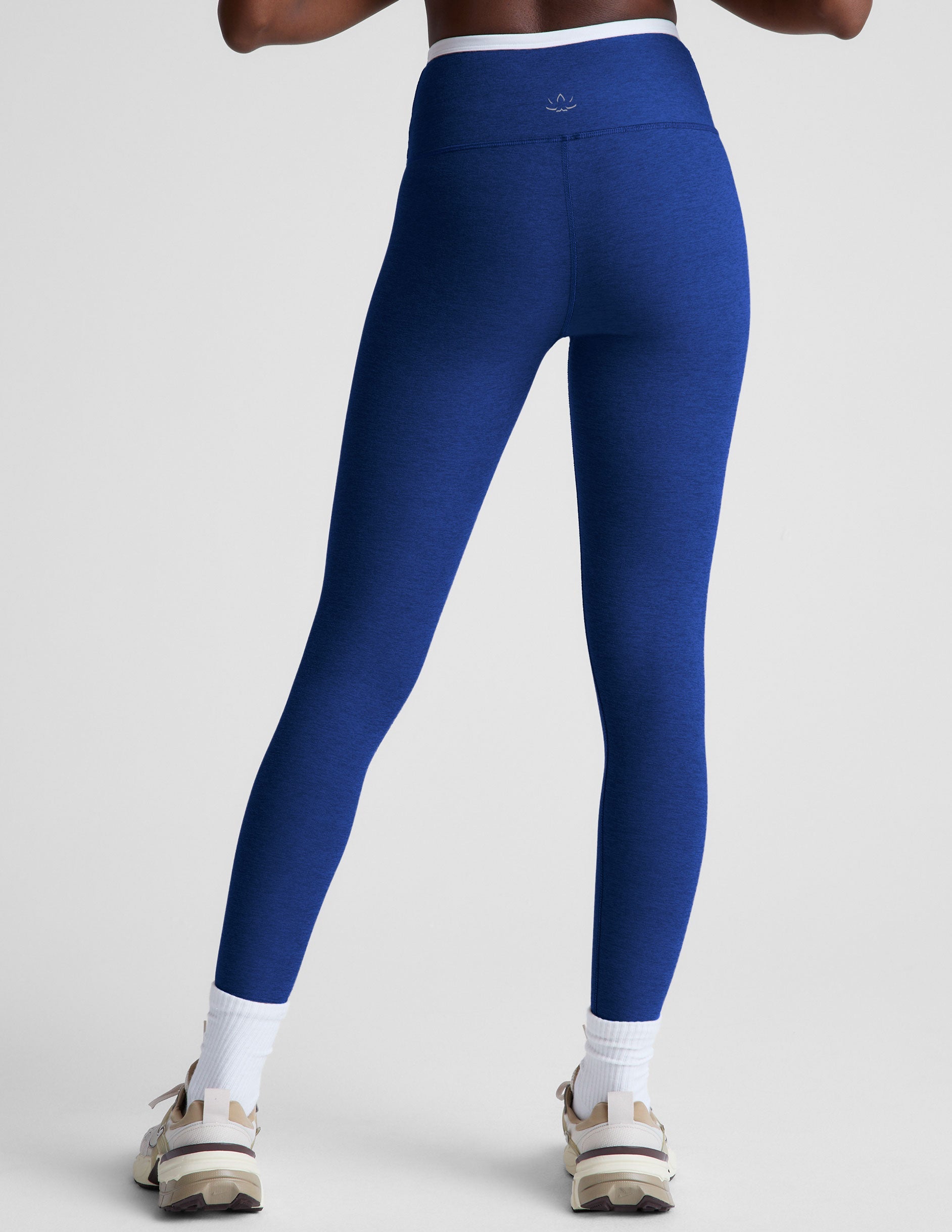Beyond Yoga Spacedye Outlines High-Waisted Midi Leggings with Crossover Waistband