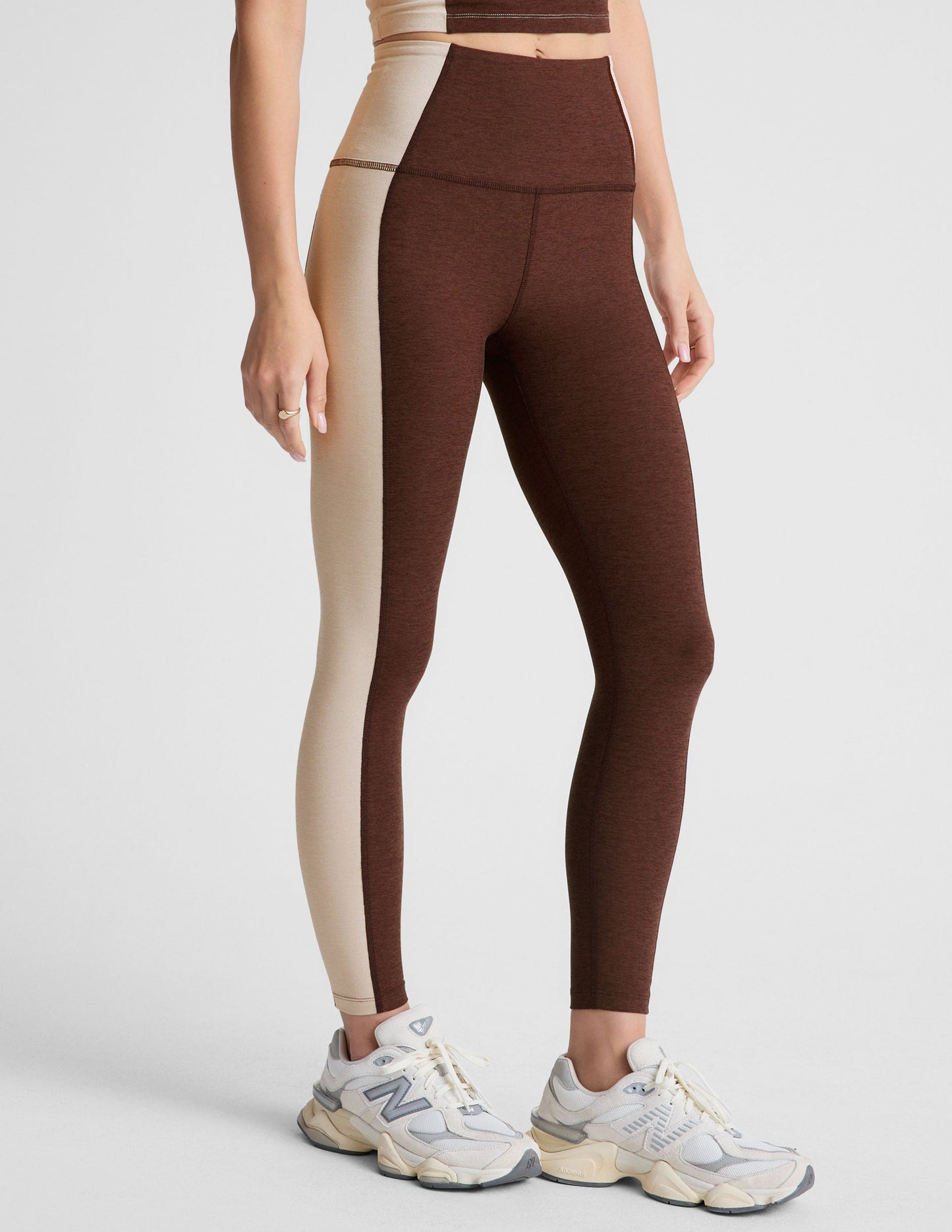 High-Waisted Spacedye Colorblock Midi Leggings, Vitality Collection for Women