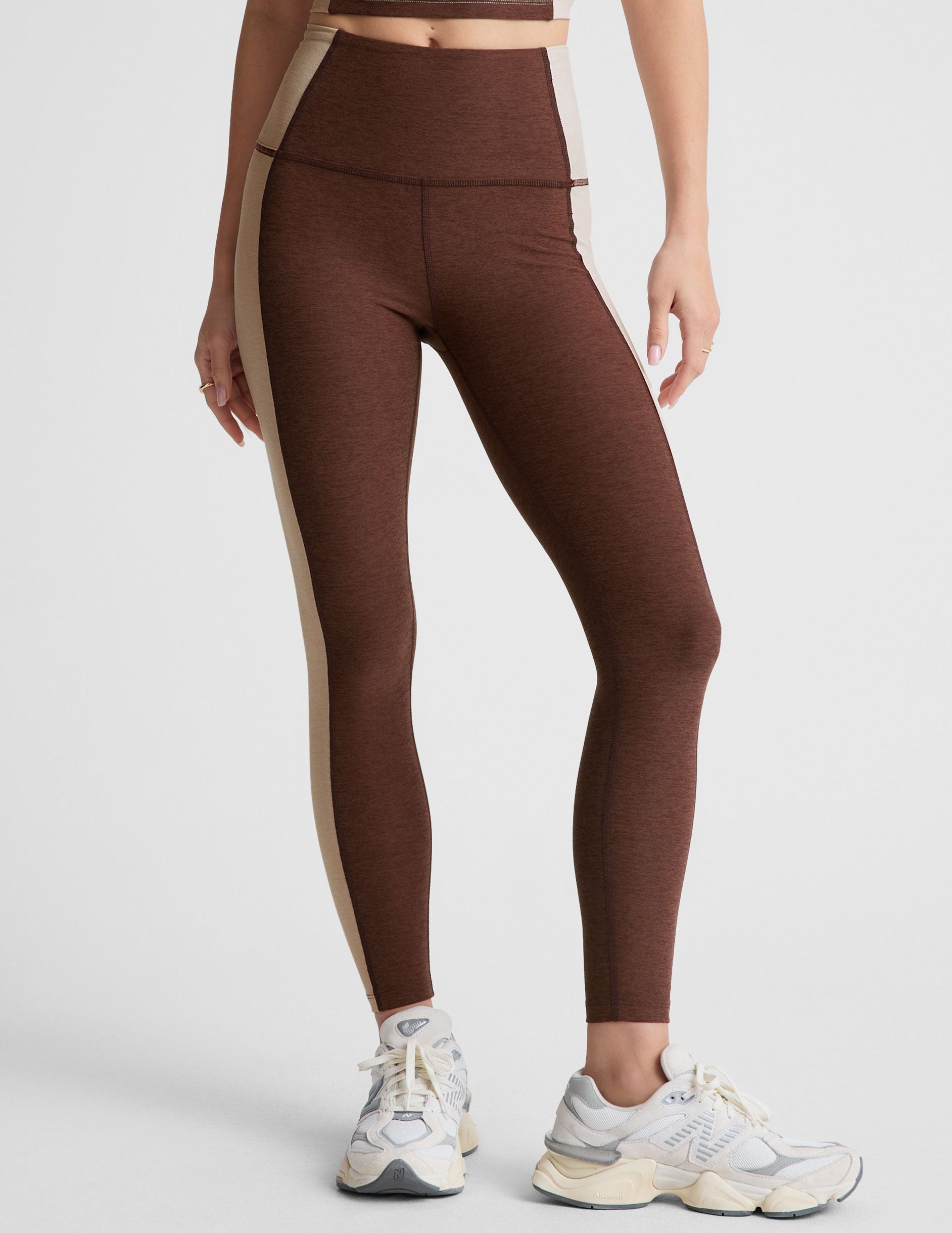 High-Waisted Spacedye Colorblock Midi Leggings, Vitality Collection for Women