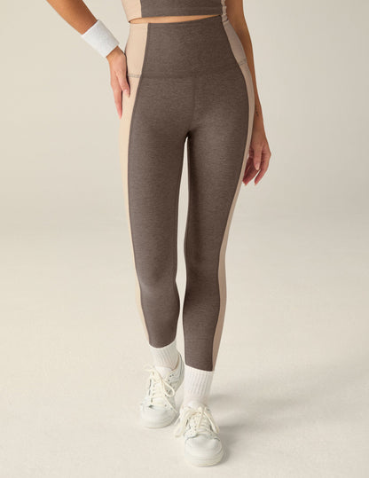 Spacedye Vitality High-Waisted Colorblock Midi Leggings for Women