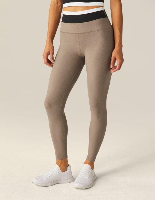 Soft Spacedye Horizon Colorblock Midi Legging, High-Waist, Supple Stretch Activewear for Women