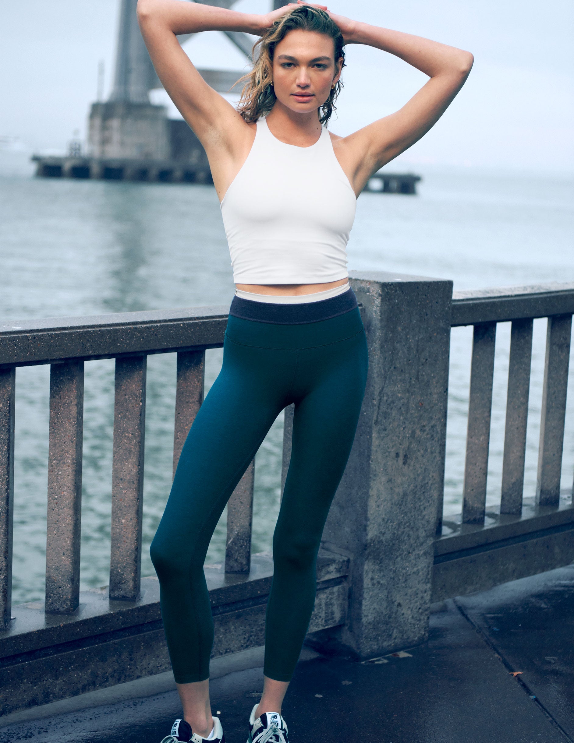 Beyond Yoga Spacedye Horizon Colorblock Midi Leggings – Soft, High Waist Fit