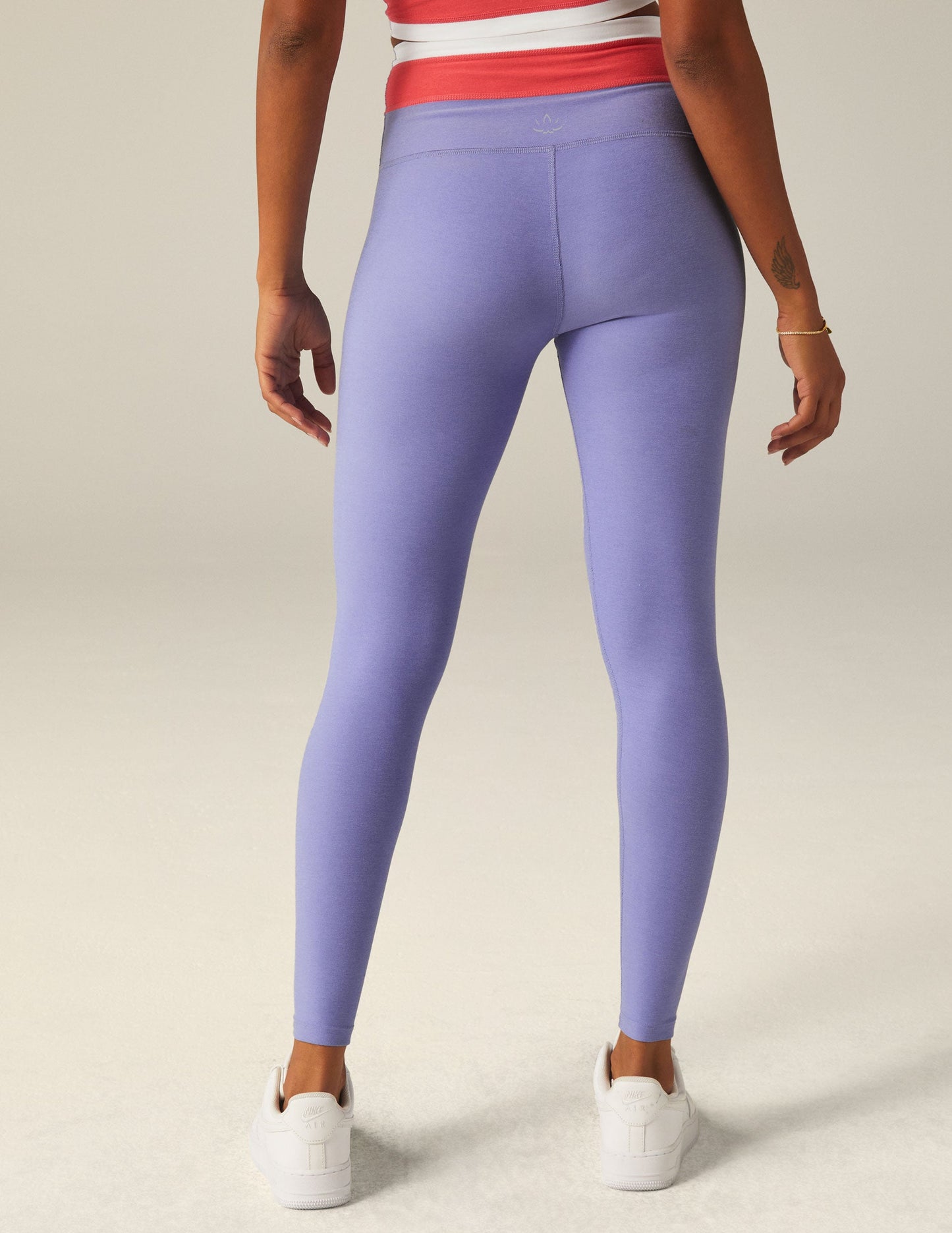 Spacedye Horizon Colorblock Midi Legging: High-Waist Performance Activewear for Women