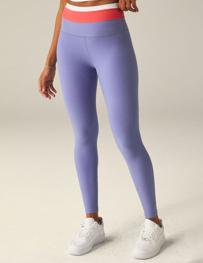 Spacedye Horizon Colorblock Midi Legging: High-Waist Performance Activewear for Women