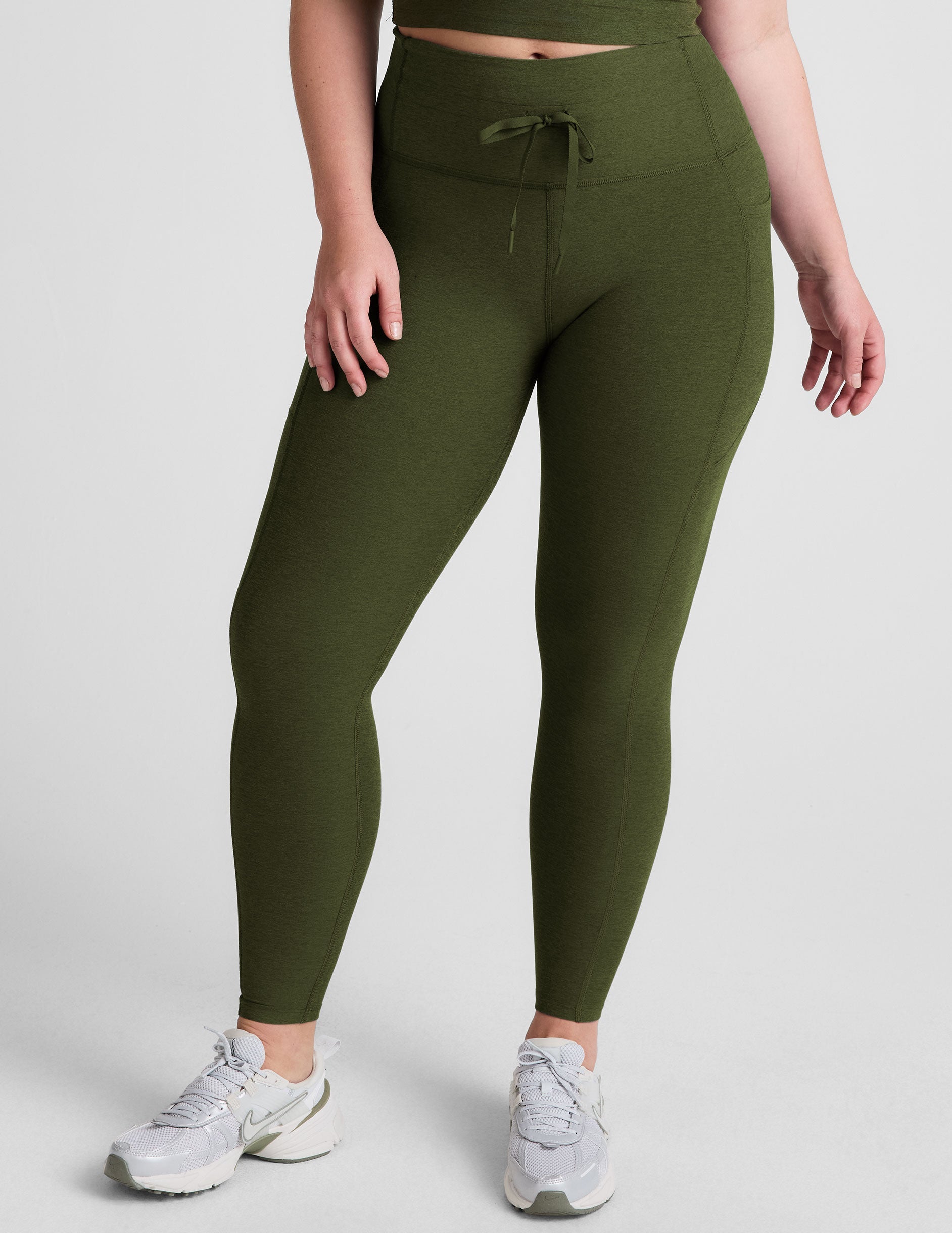 Beyond Yoga Spacedye Go Pocket Midi Leggings: High-Waisted, Drawstring, Side Pockets