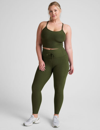 Beyond Yoga Spacedye Go Pocket Midi Leggings: High-Waisted, Drawstring, Side Pockets