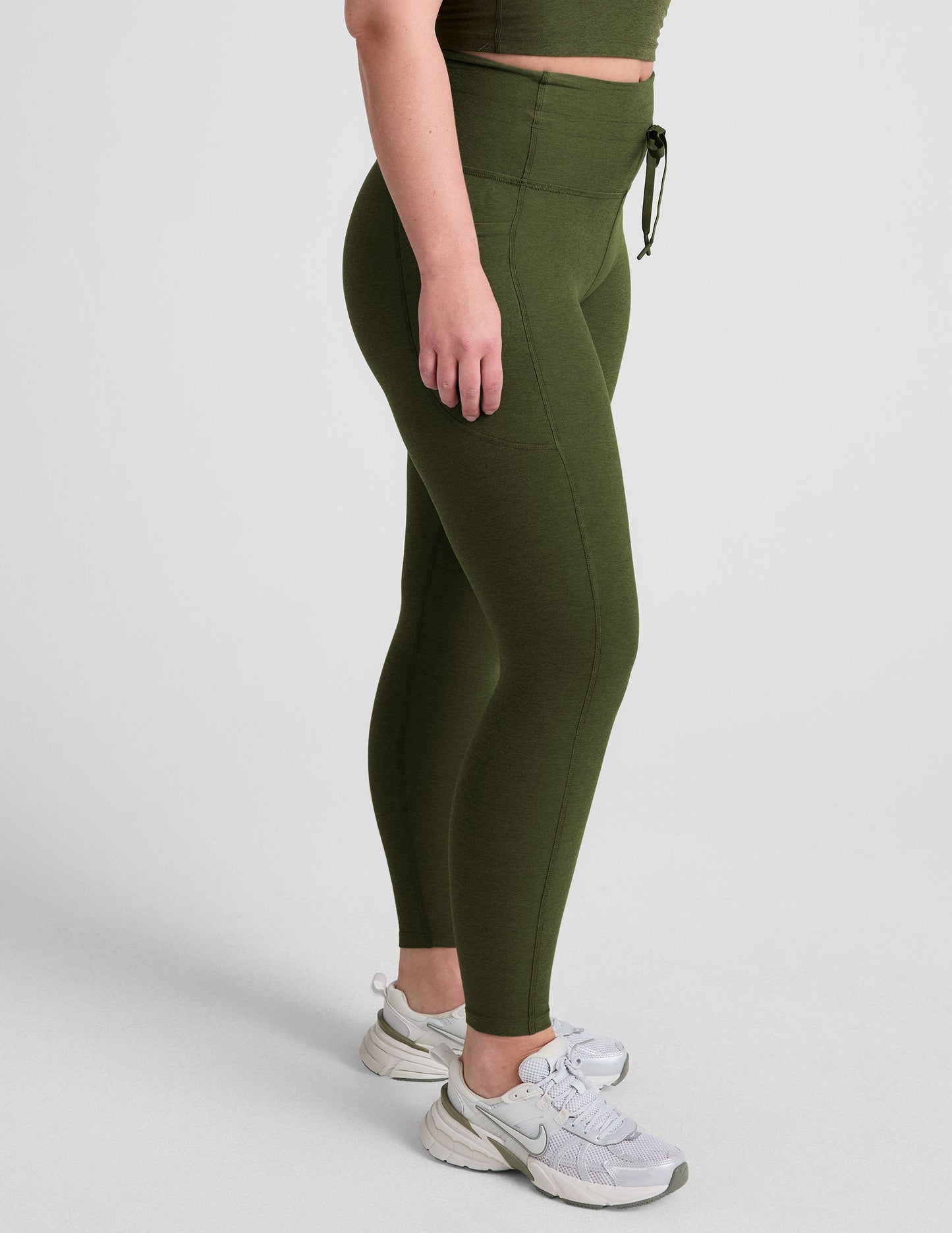 Beyond Yoga Spacedye Go Pocket Midi Leggings: High-Waisted, Drawstring, Side Pockets