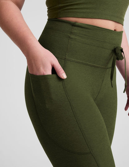 Beyond Yoga Spacedye Go Pocket Midi Leggings: High-Waisted, Drawstring, Side Pockets