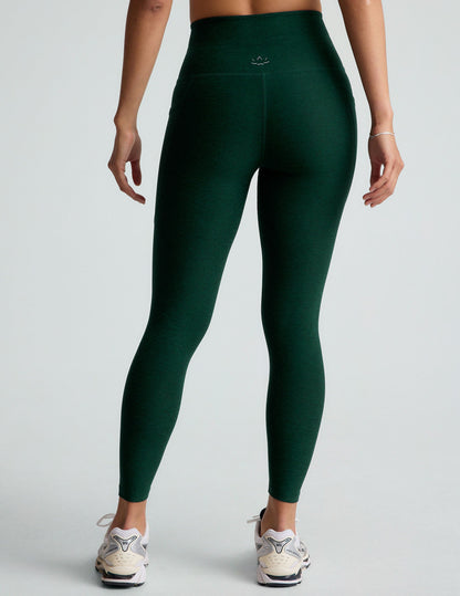 Spacedye Go Pocket Midi Legging: High-Waist, Drawstring, Side Pockets, Activewear