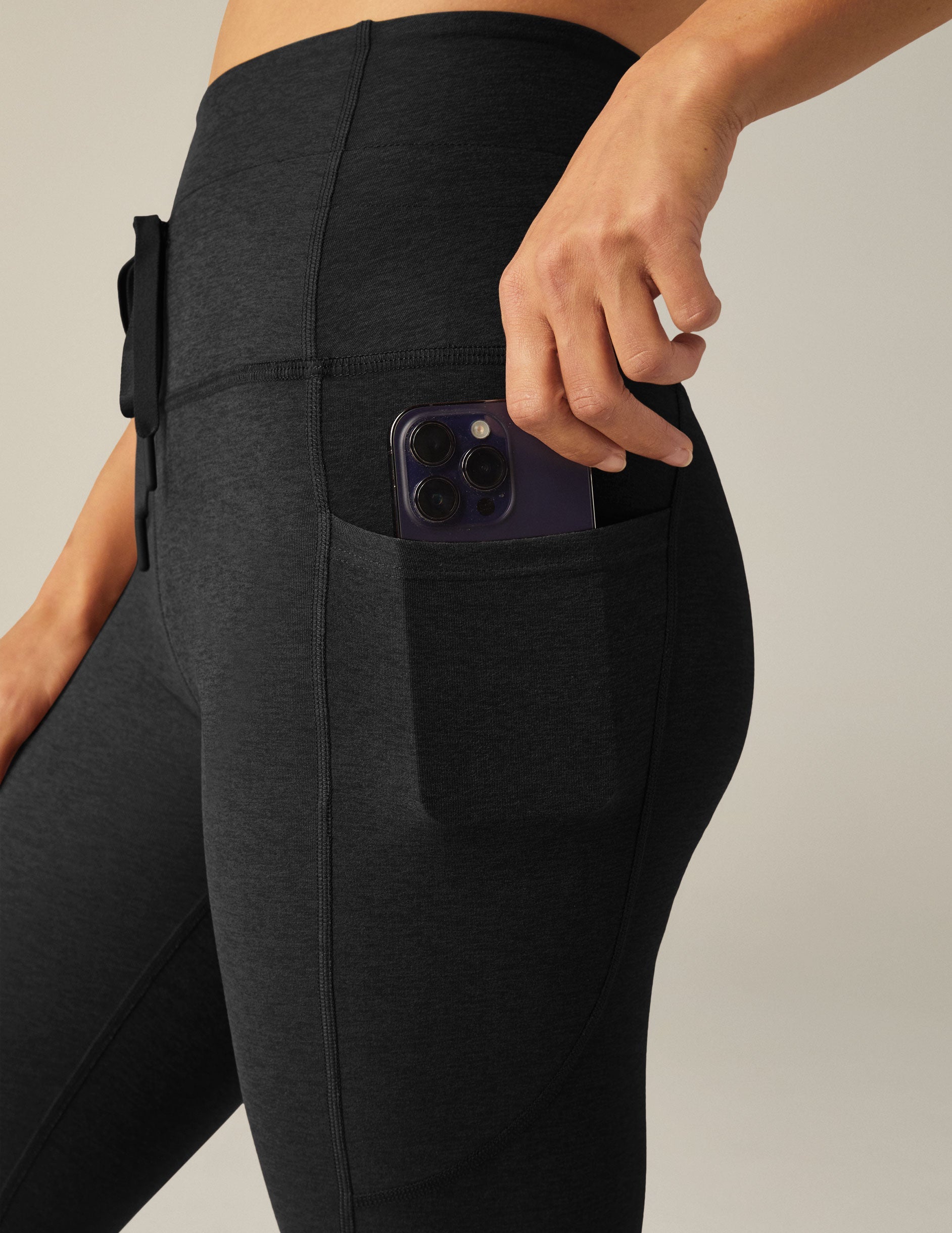 Ultimate Spacedye Go Pocket Midi Legging: High-Waist, Drawstring, Phone Pockets