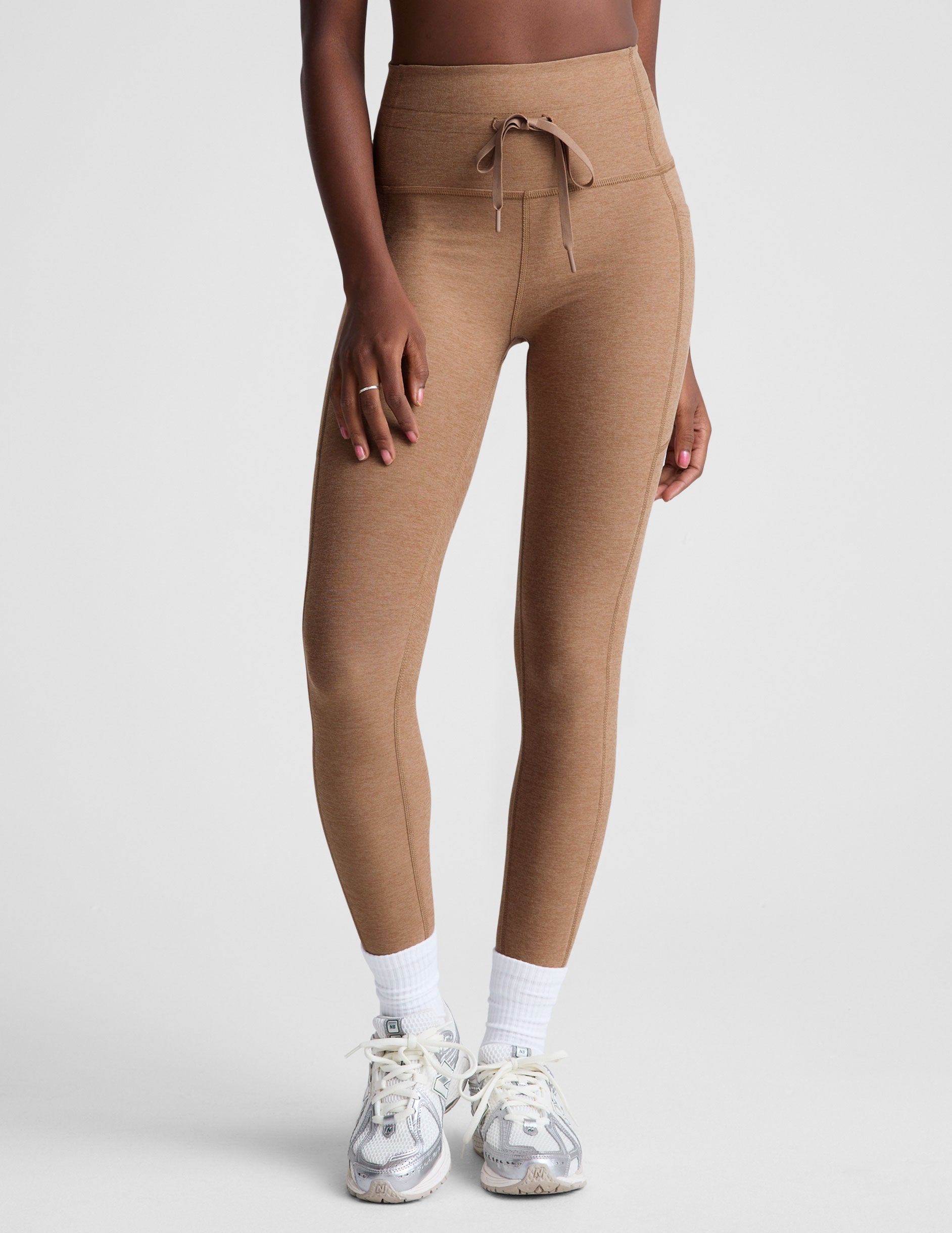 Spacedye Go Pocket Midi Leggings: High-Waisted, Drawstring, Handy Pockets, Ultimate Comfort