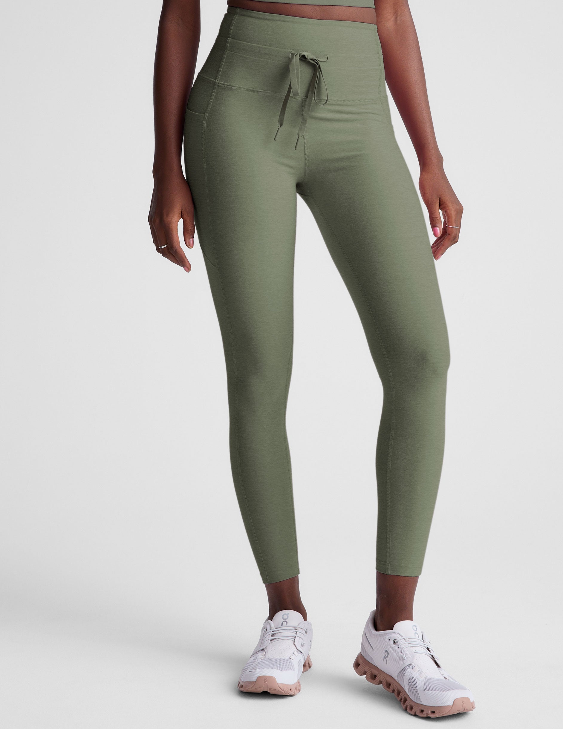 Beyond Yoga Spacedye Go Pocket Midi Legging: High-Waisted, Drawstring, Pockets