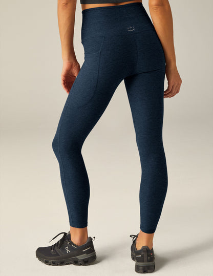 Beyond Yoga Spacedye High-Waisted Midi Leggings: Pockets, Drawstring, Ultra-Soft Comfort