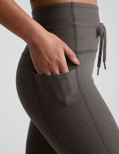 Beyond Yoga Spacedye Go Pocket Midi Legging: High-Waist, Drawstring, Side Pockets