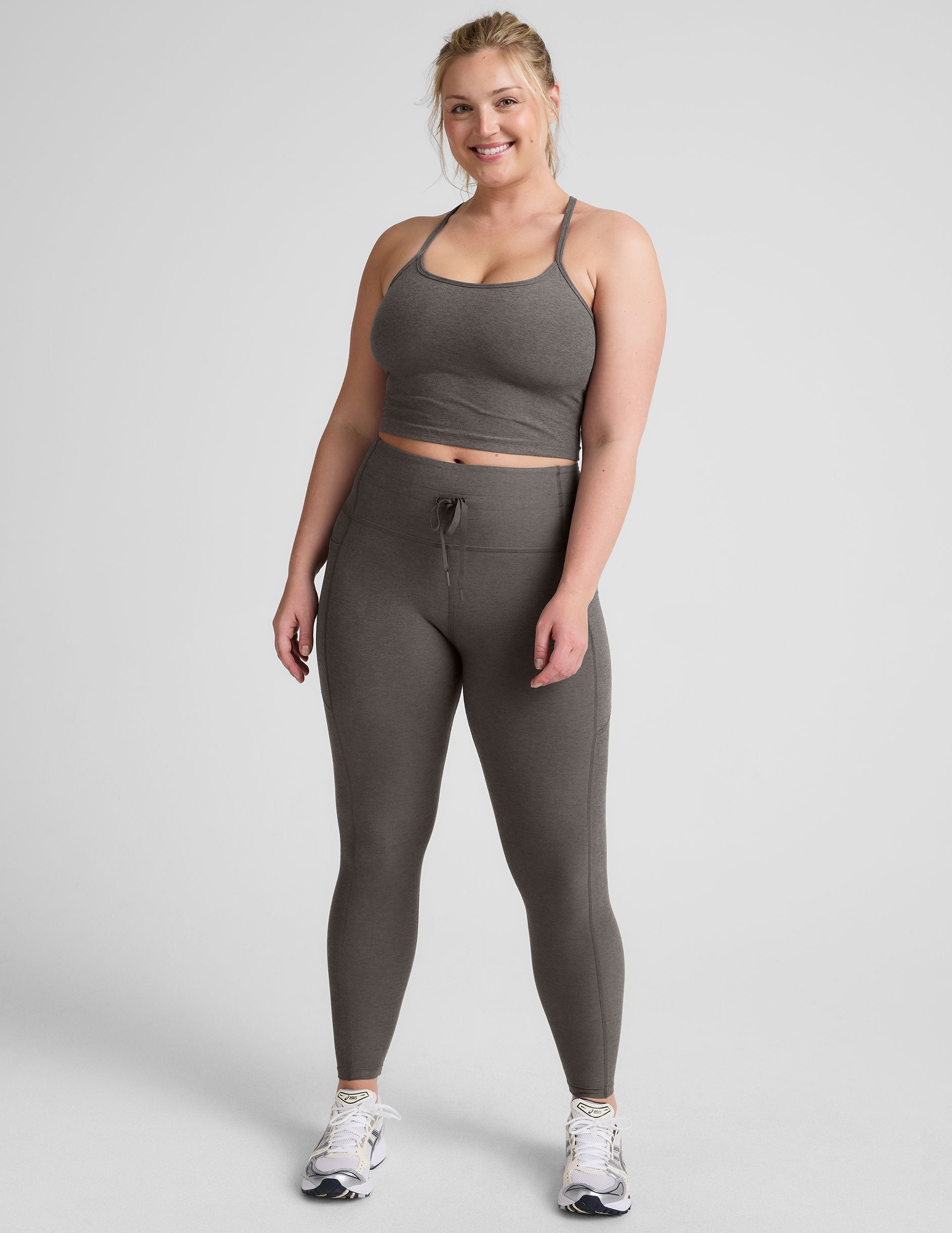 Beyond Yoga Spacedye Go Pocket Midi Legging: High-Waist, Drawstring, Side Pockets
