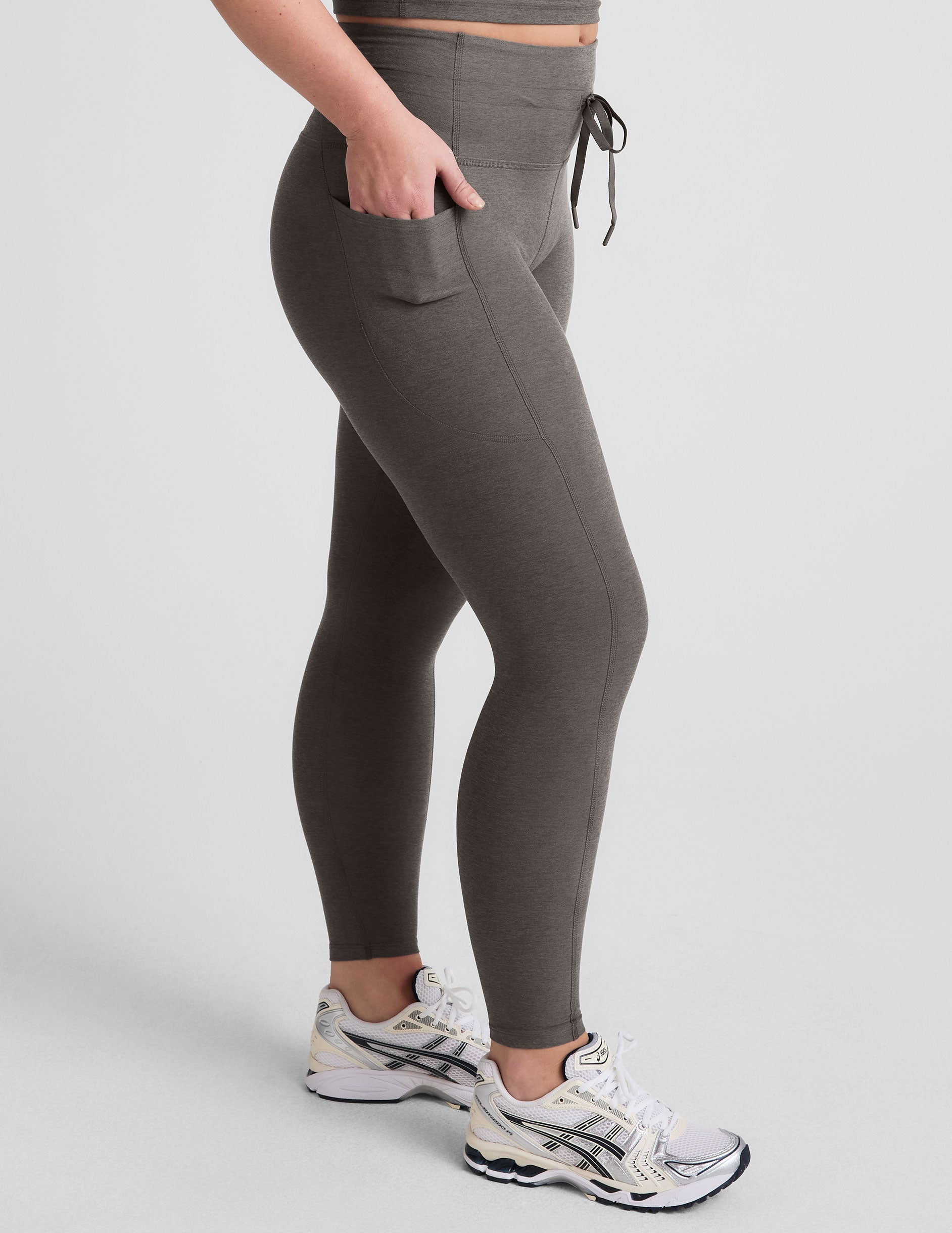 Beyond Yoga Spacedye Go Pocket Midi Legging: High-Waist, Drawstring, Side Pockets