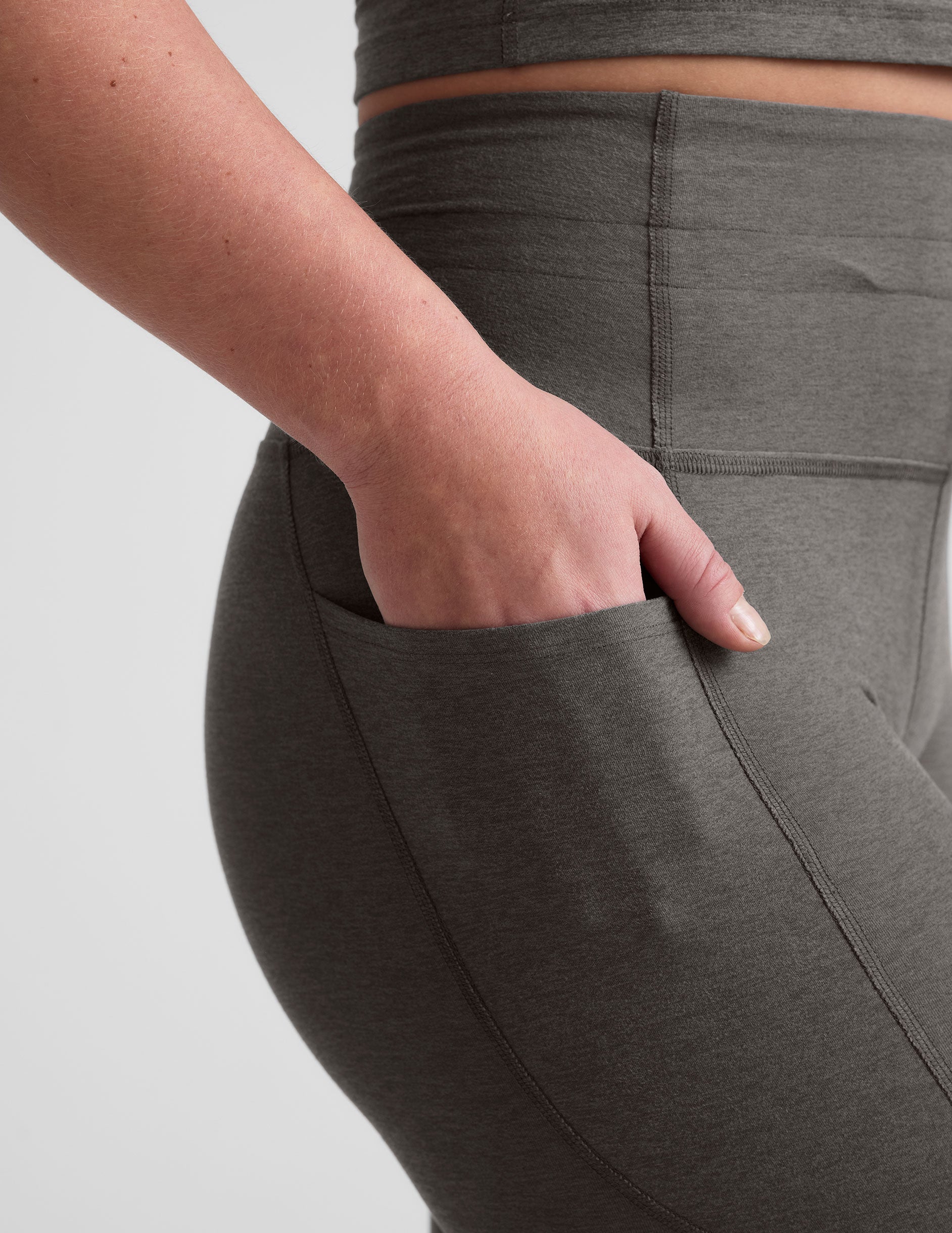 Beyond Yoga Spacedye Go Pocket Midi Legging: High-Waist, Drawstring, Side Pockets