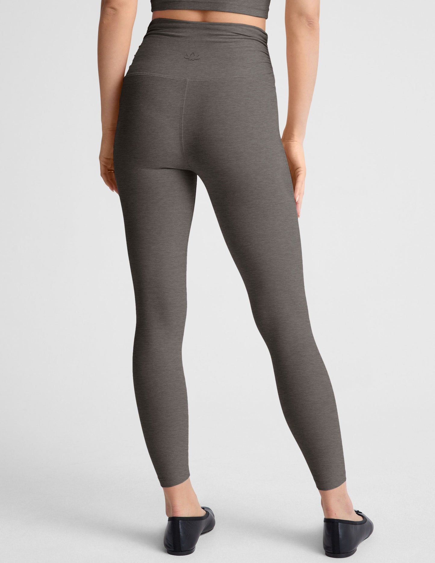 Spacedye Barre Shirred Leggings: High-Waisted, Midi-Length, Ultimate Comfort & Style