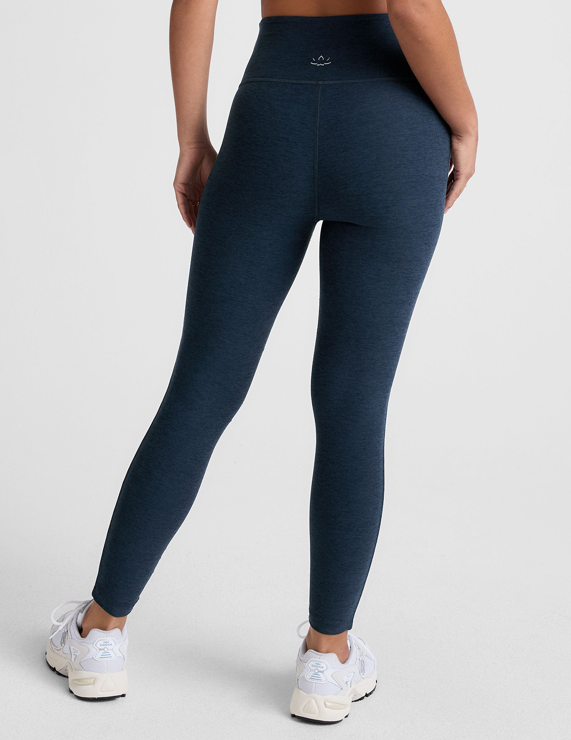 Ultra-Soft Spacedye High-Waisted Midi Leggings for Yoga & Activewear Women