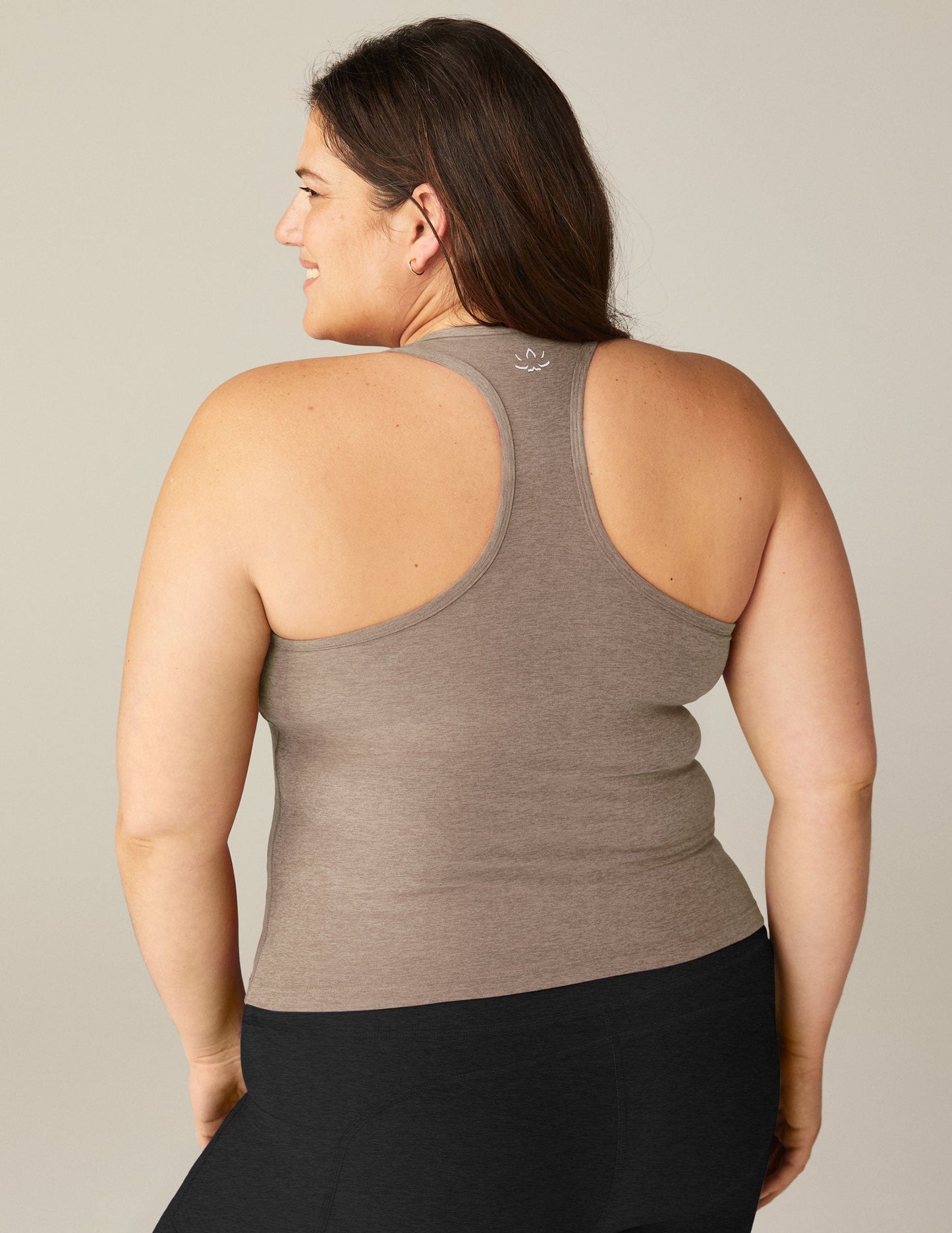 Spacedye Step Up Racerback Tank: Ultra-Soft Activewear with Built-in Bra