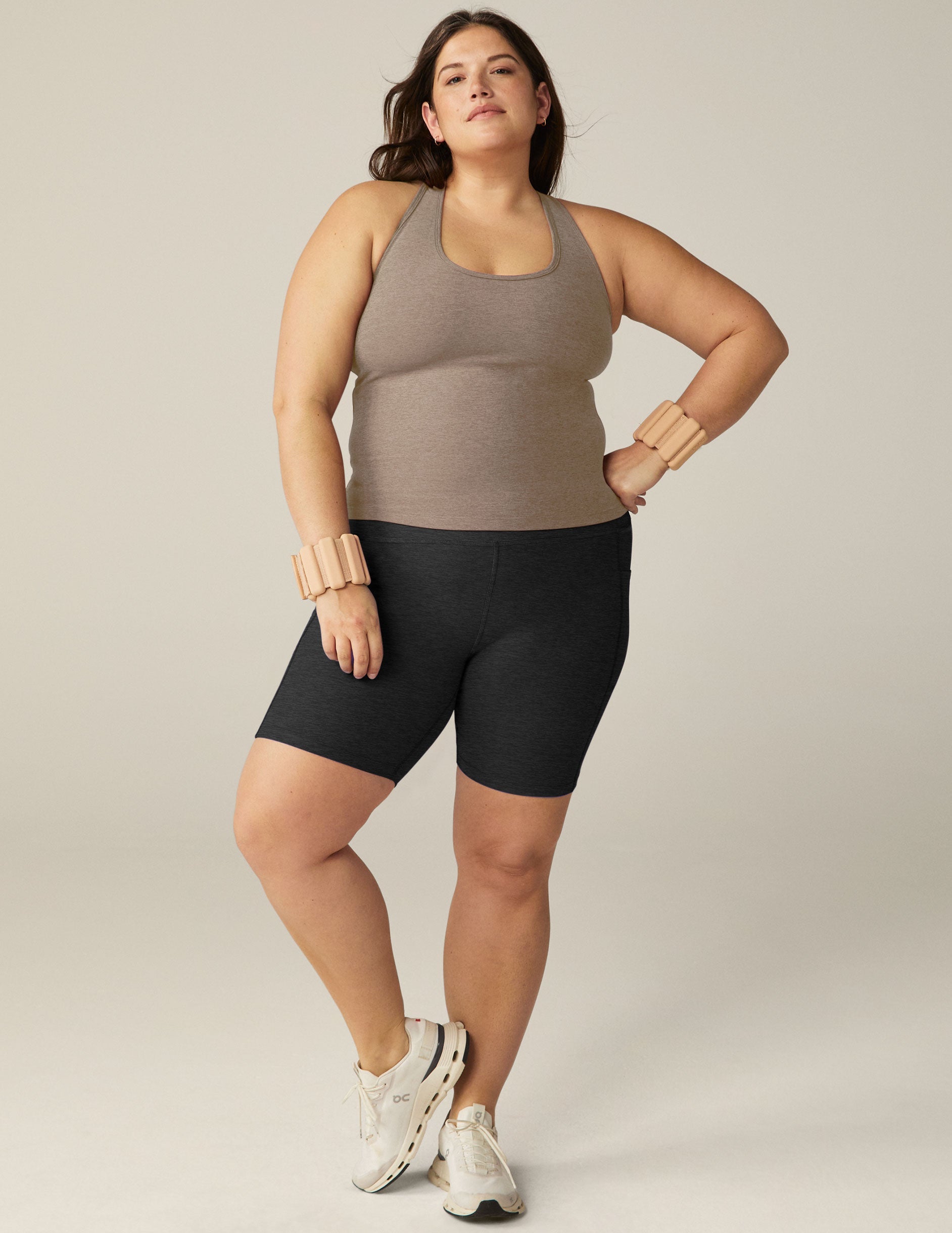 Spacedye Step Up Racerback Tank: Ultra-Soft Activewear with Built-in Bra