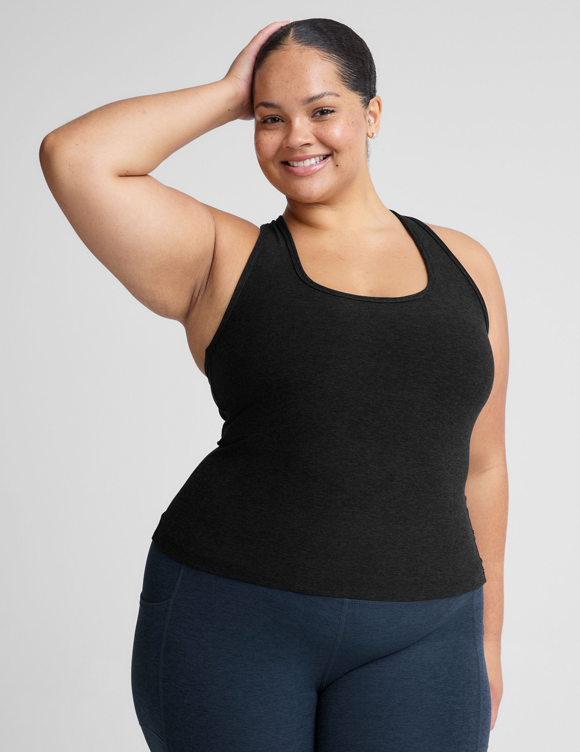 Beyond Yoga Spacedye Racerback Tank - Buttery Soft Active Top with Built-in Bra