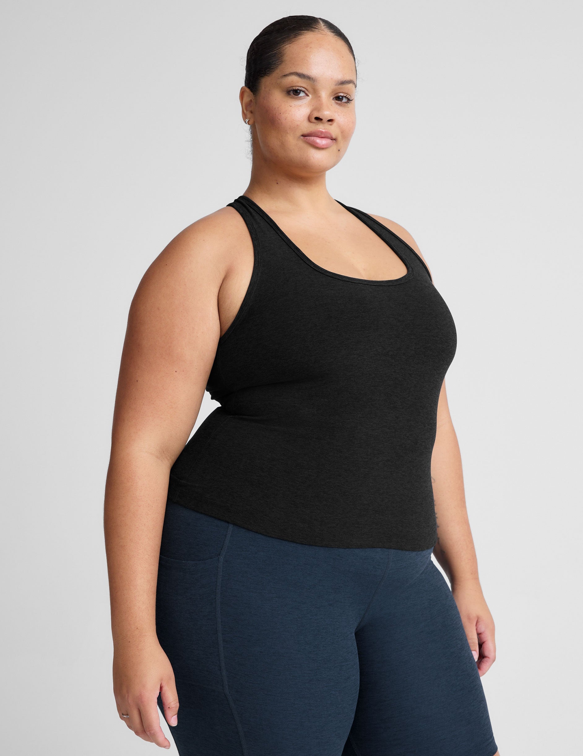 Beyond Yoga Spacedye Racerback Tank - Buttery Soft Active Top with Built-in Bra
