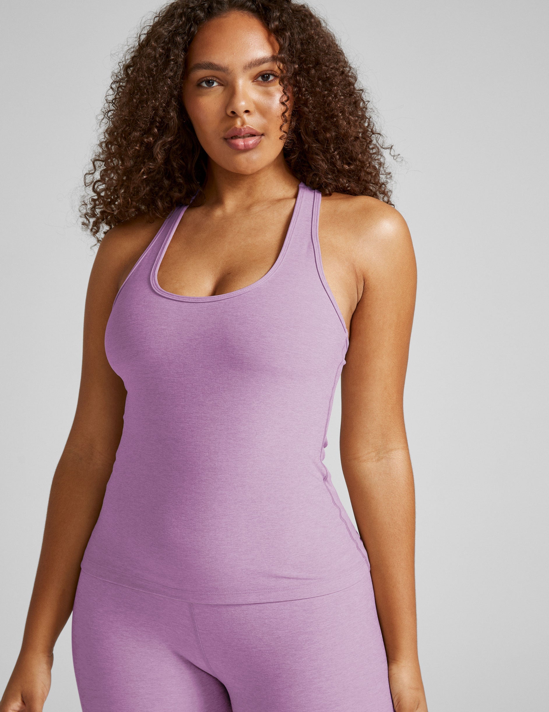 Beyond Yoga Spacedye Racerback Tank Top with Built-in Shelf Bra