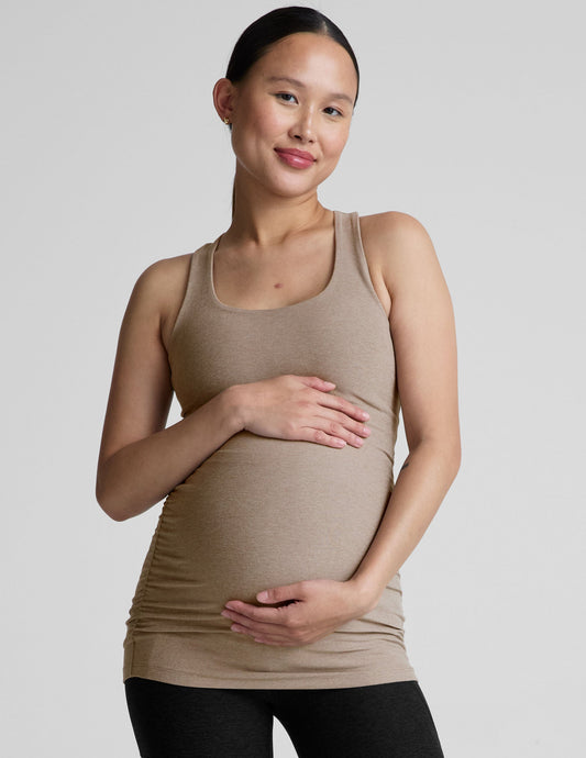 Beyond Yoga Spacedye Maternity Tank: Built-in Bra, Racerback, Ultimate Comfort & Support
