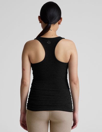 Soft Spacedye Maternity Tank Top – Supportive, Flexible, Stylish, Black Essential