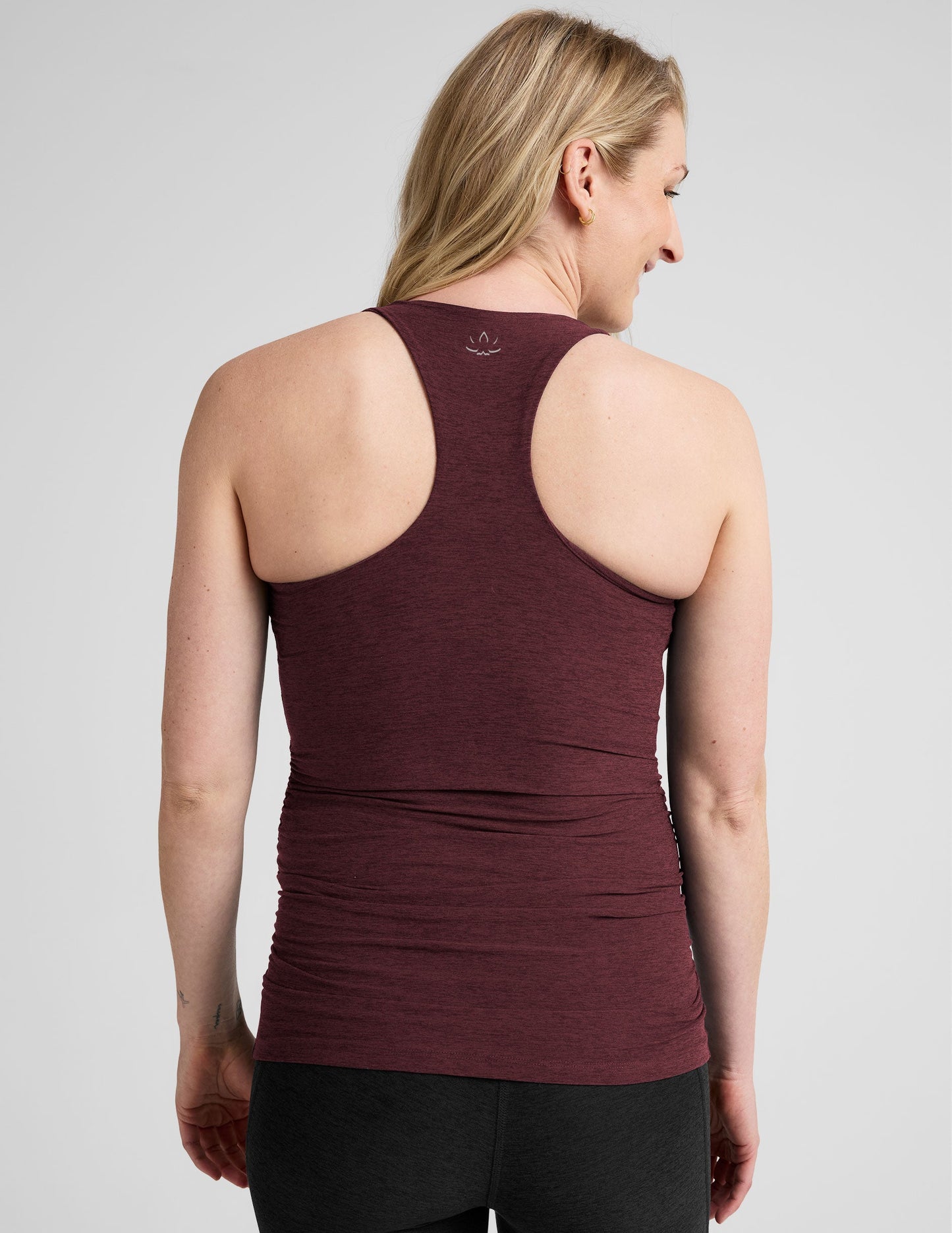 Ultra-Soft Spacedye Maternity Tank Top with Built-In Bra Support
