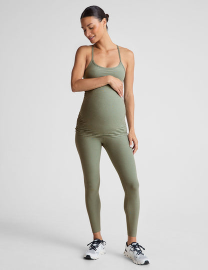 Beyond Yoga Spacedye Maternity Tank: Flexible Comfort, Built-in Bra, UPF 50+
