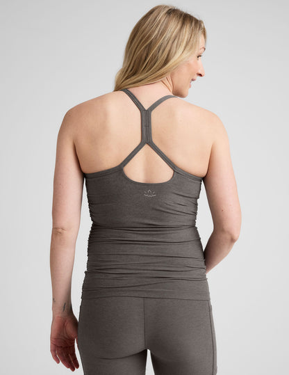 Spacedye Ultimate Maternity Racerback Tank: Cool, Comfy, Built-in Bra, UPF 50+