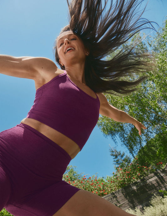 Beyond Yoga Spacedye Slim Racerback Cropped Tank Top: Comfort & Style