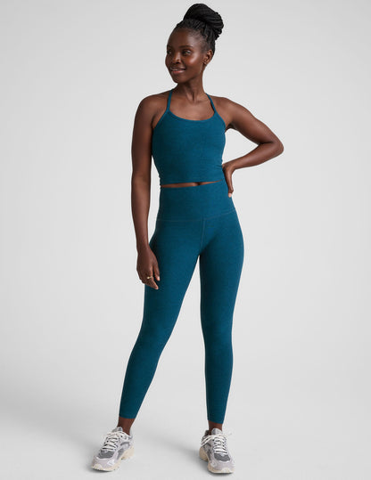 Beyond Yoga Spacedye Cropped Racerback Tank: Comfort, UPF 50+ Activewear Essential