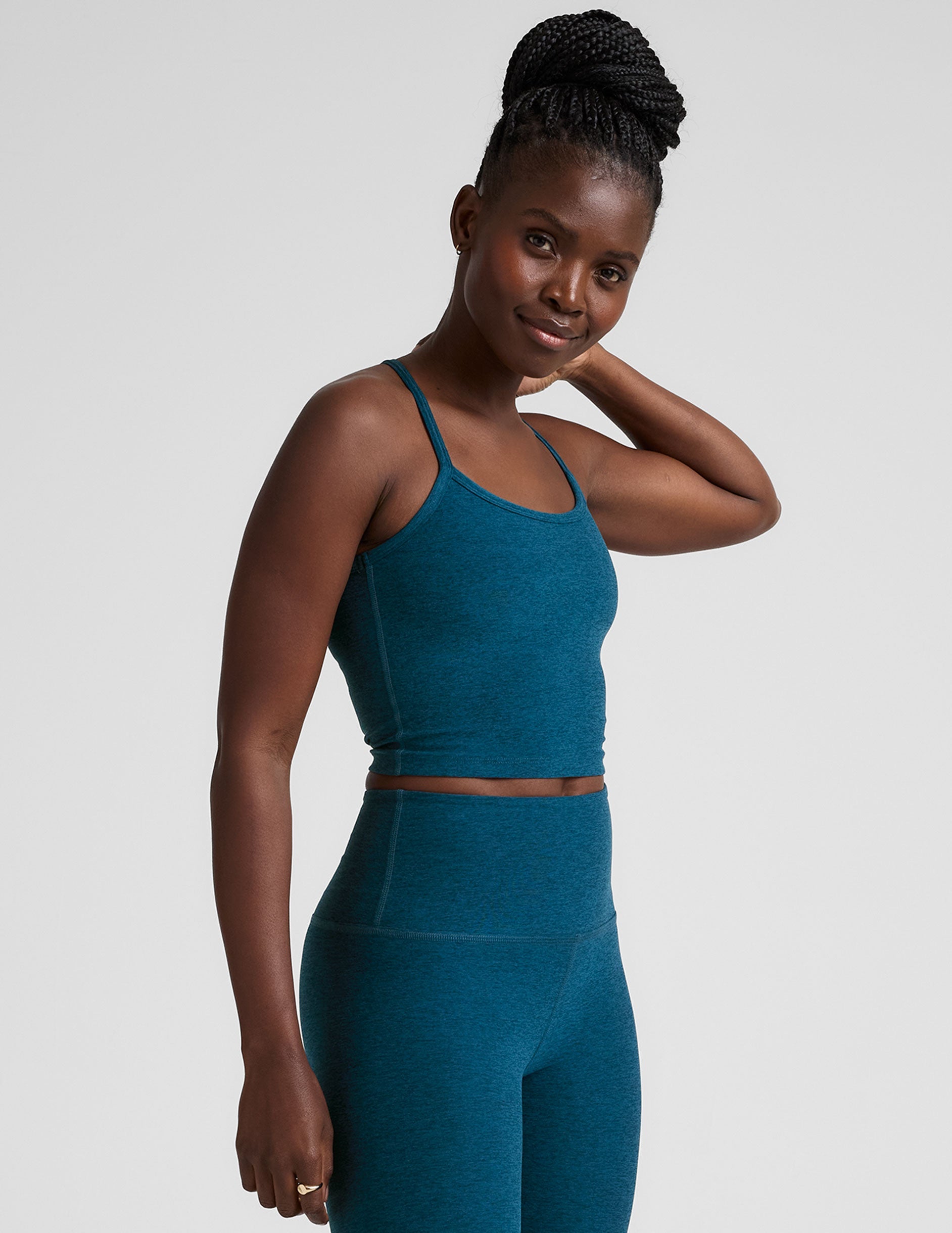 Beyond Yoga Spacedye Cropped Racerback Tank: Comfort, UPF 50+ Activewear Essential
