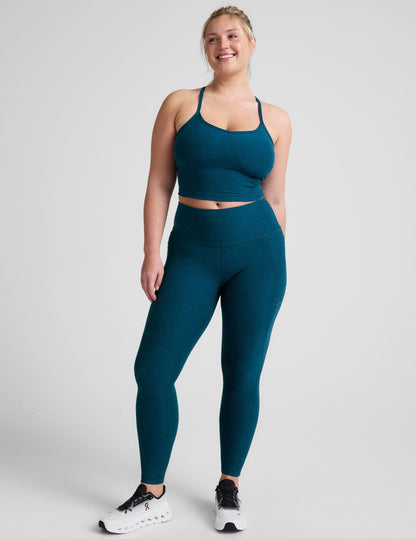 Beyond Yoga Spacedye Cropped Racerback Tank: Comfort, UPF 50+ Activewear Essential