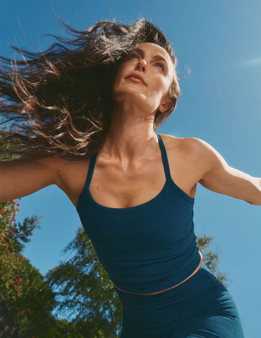 Beyond Yoga Spacedye Cropped Racerback Tank: Comfort, UPF 50+ Activewear Essential
