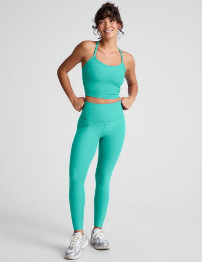 Beyond Yoga Spacedye Slim Racerback Cropped Yoga Tank: Ultimate Comfort, UPF 50+ Protection