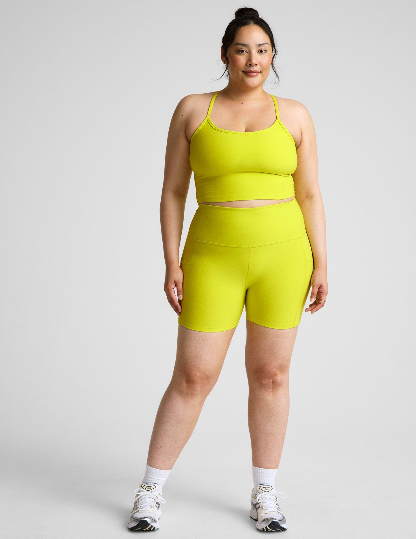 Beyond Yoga Spacedye Slim Racerback Cropped Tank: Activewear Comfort & Style
