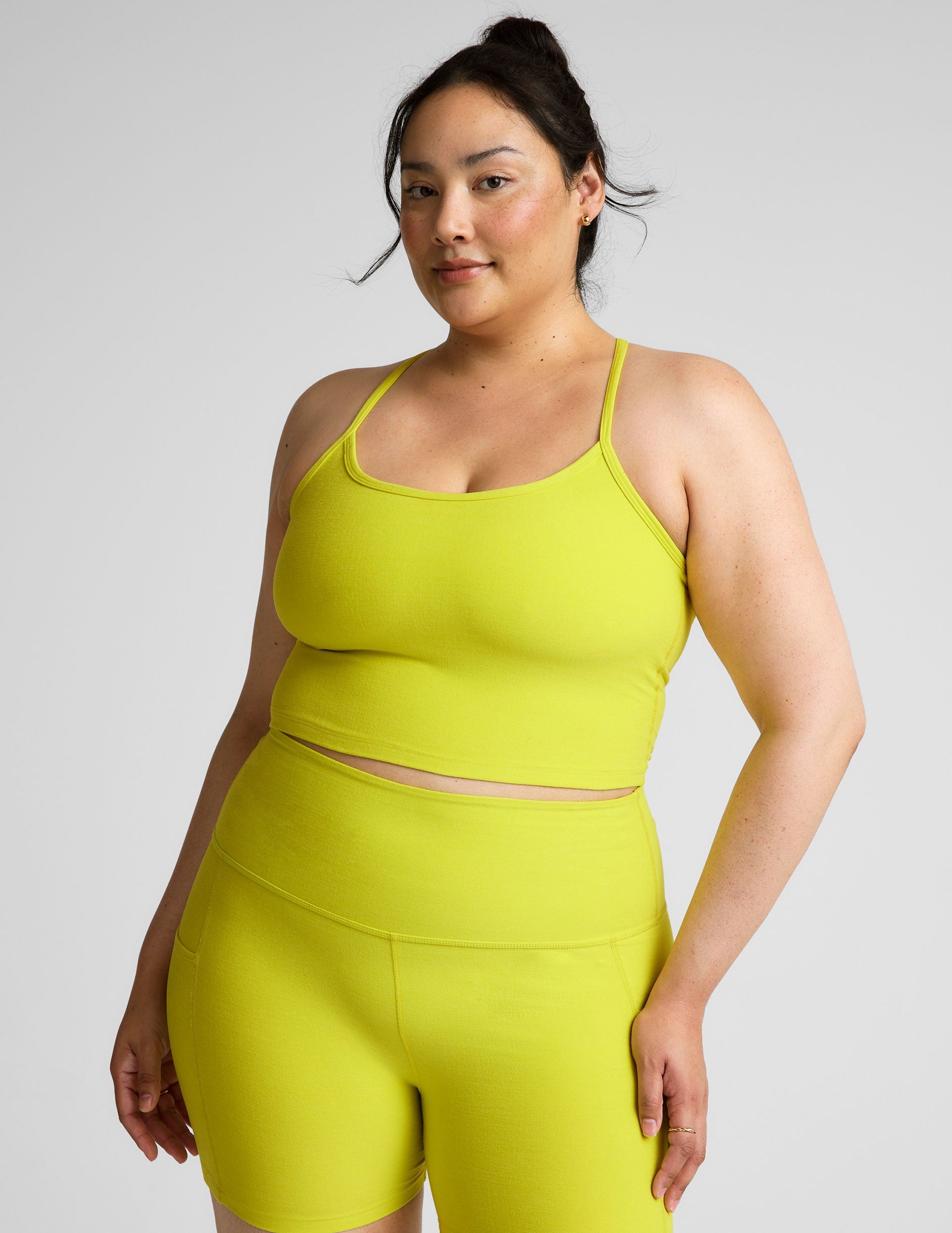 Beyond Yoga Spacedye Slim Racerback Cropped Tank: Activewear Comfort & Style