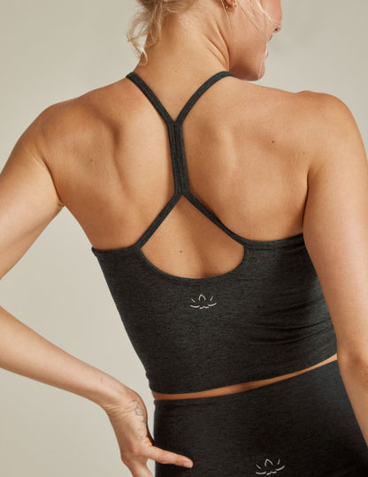 Beyond Yoga Spacedye Slim Racerback Cropped Tank with Built-in Bra & UPF 50+
