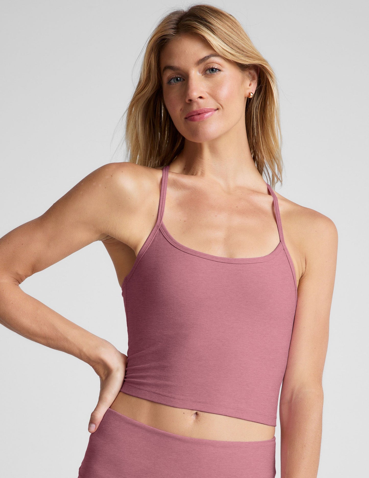 Beyond Yoga Spacedye Slim Cropped Racerback Tank Top – Active Lifestyle Comfort