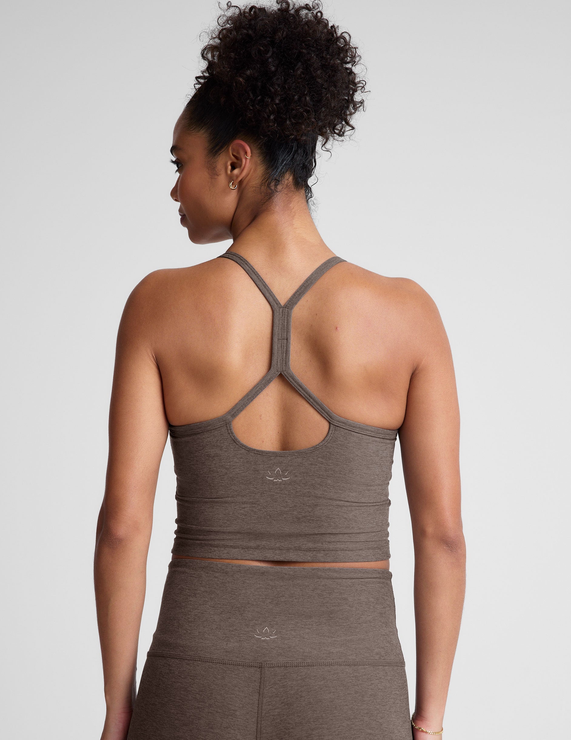 Beyond Yoga Spacedye Slim Racerback Cropped Tank: Ultimate Comfort, Built-In Bra