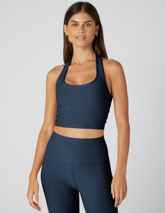 Beyond Yoga Spacedye Cropped Halter Tank: Ultra-Soft, Supportive, Built-in Comfort