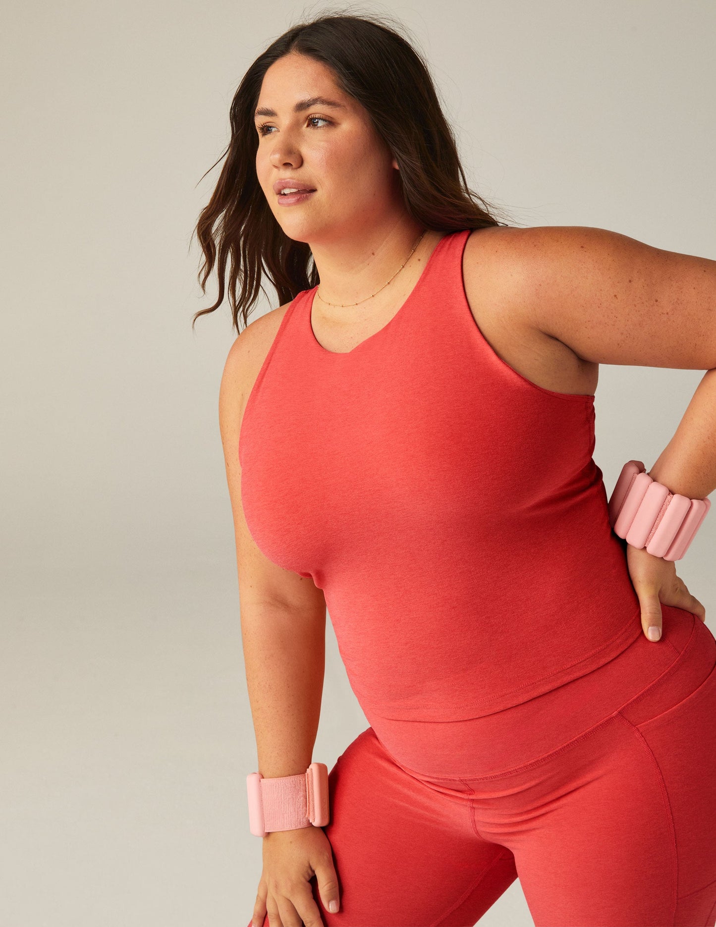 Beyond Yoga Spacedye Cropped Tank: Ultimate Flattering Fit, Built-in Bra Support