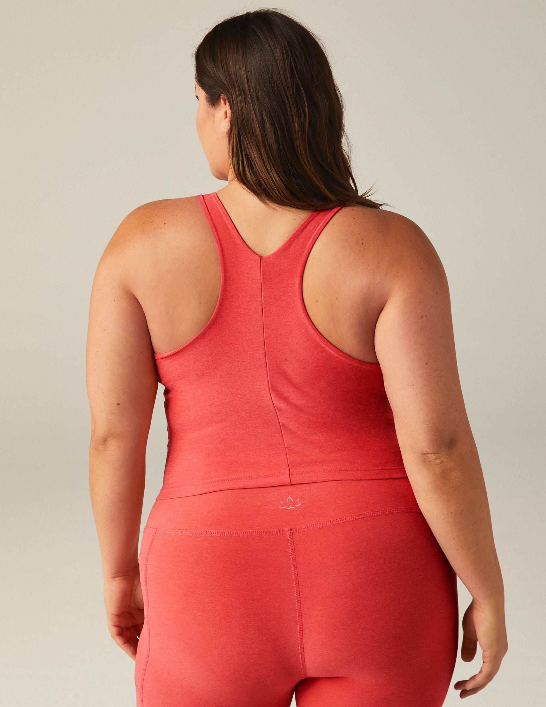 Beyond Yoga Spacedye Cropped Tank: Ultimate Flattering Fit, Built-in Bra Support