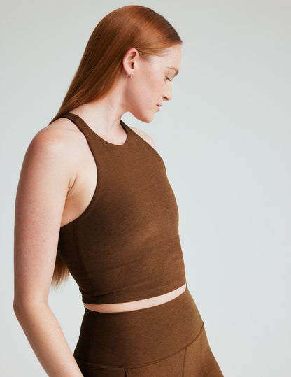 Beyond Yoga Spacedye Refocus Cropped Tank Top with Built-in Bra, Racerback