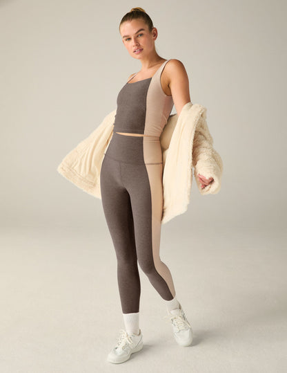 Ultra-Soft Spacedye Vitality Colorblock Cropped Tank Top for Women