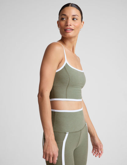 Beyond Yoga Spacedye High Cropped Tank Top with Sporty Contrast Seams